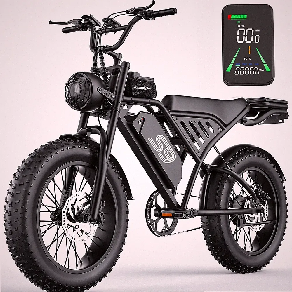 20" FAT TIRE ADULTS ELECTRIC BIKE 2500W 34MPH 48V 20AH MOUNTAIN EBIKE US