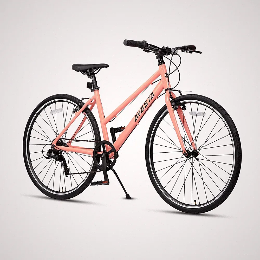 AVASTA Populus 700C Road Bike for Women with Kickstand, 15 17 Inch Lightweigh...