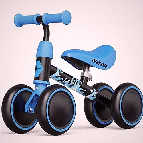 AYEKU BABY BALANCE BIKE TOYS FOR 1 YEAR OLD BOY GIRL BIKES BW-607 - Blackfire