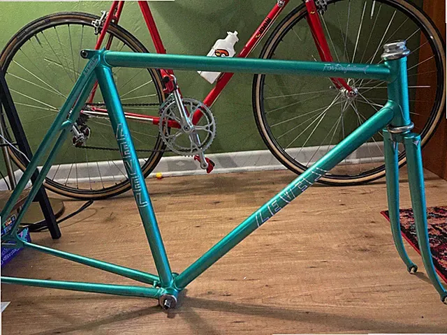 level njs frame frameset st 51.5 x tt 52.5 tack bike frame and fork fixed gear