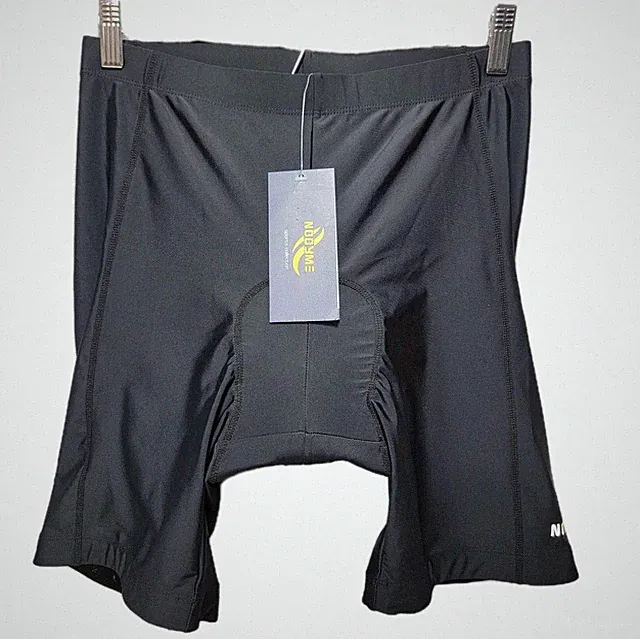 Nooyme Bike Shorts Womens XL Cycling Black Padded Reflective Triathlon Training