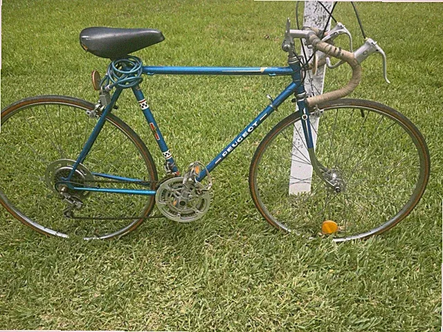 Peugeot Touring Road Bike Mens Steel French UO8 54cm Simplex!!