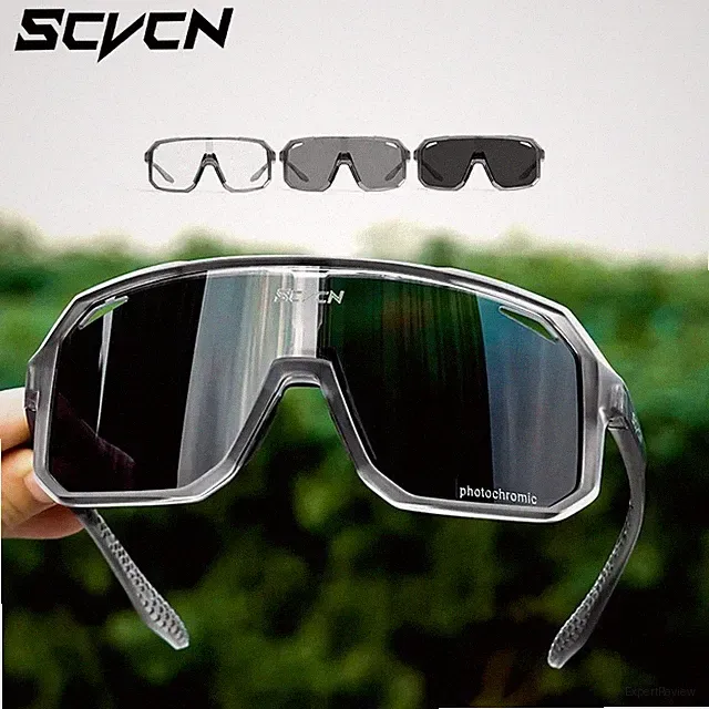 Photochromic UV400 Cycling Sunglasses Outdoor Sports Men Women Road Bike Eyewear